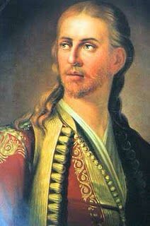 Ο αγωνιστής Ηλίας Μαυρομιχάλης, έργο Διονυσίου Τσόκου, εθνική πινακοθήκη Αθηνών